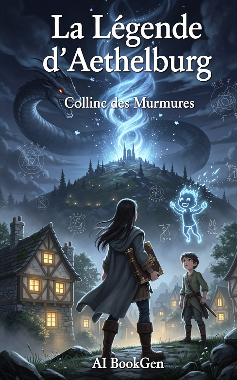 La Légende d'Aethelburg — couverture de livre Fantasy généré par LIVRATA (IA)