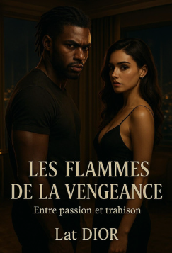 Les Flammes de la Vengeance — couverture de livre Thriller généré par LIVRATA (IA)